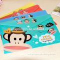 XG-50018 lovely cartoon pictures a4 clear file bag document holder